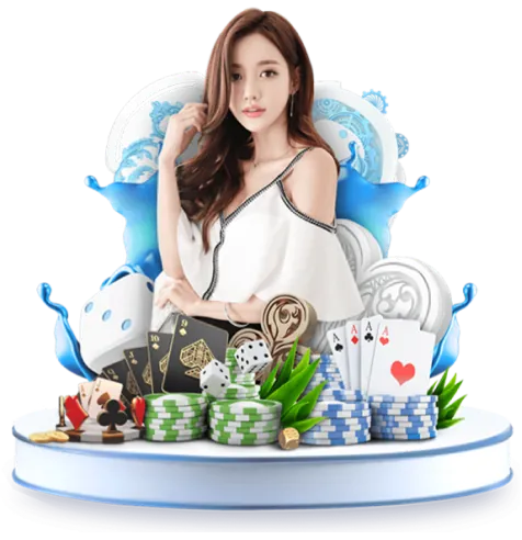 Bàn chơi Baccarat với chip và quân bài